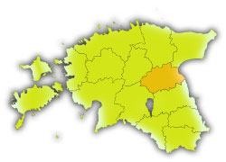 Географическое положение уезда Йыгевамаа