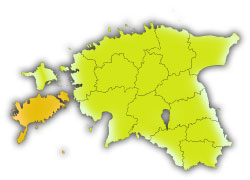Географическое положение уезда Сааремаа