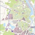 Карта города Нарва