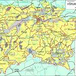 Топографическая карта уезда Вырумаа